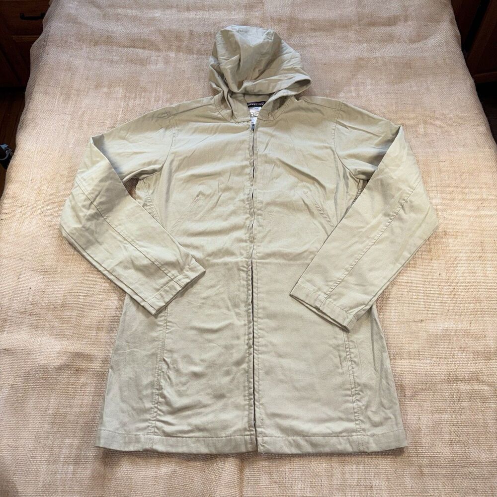 NWT Patagonia Woman's Tan Winds-Day Windbreaker Full-Zip Jacket Size 6 NEW USA